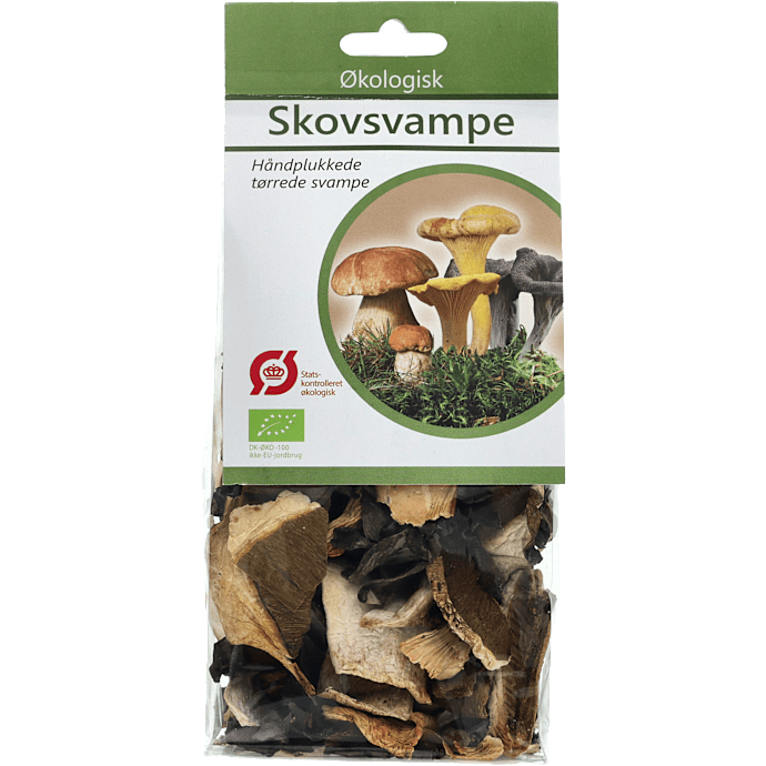 Tørrede skovsvampe øko