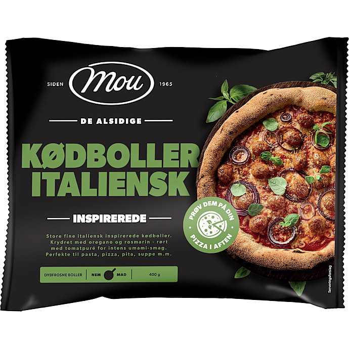Italienskinspireret kødboller