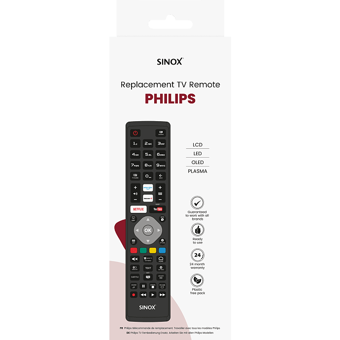 SINOX TV-remote for Philips