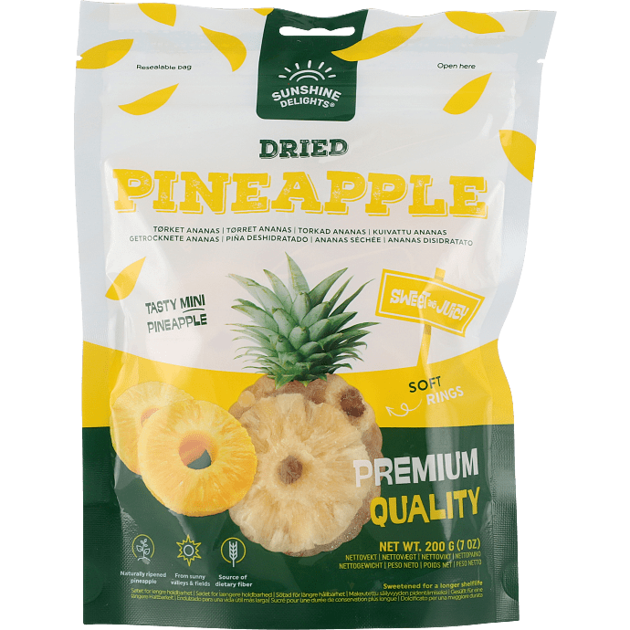 Tørret ananas