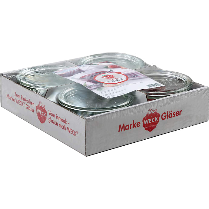 Weck glas 4-pak