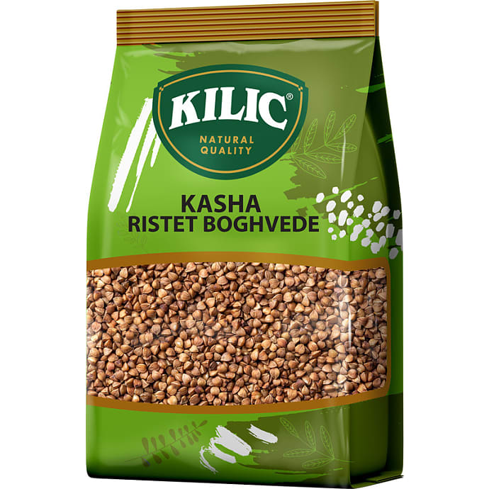 Kasha ristet boghvede