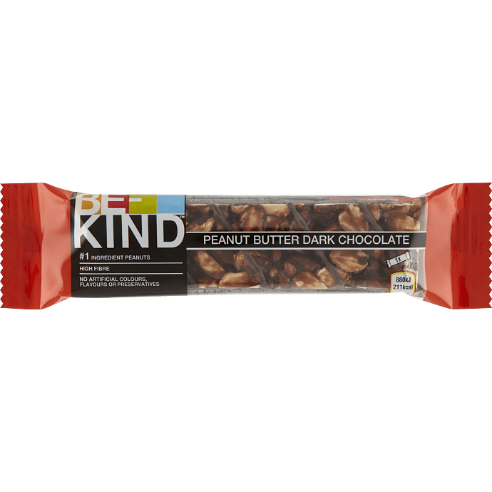 Nøddebar m. peanutbutter og mørk chokolade