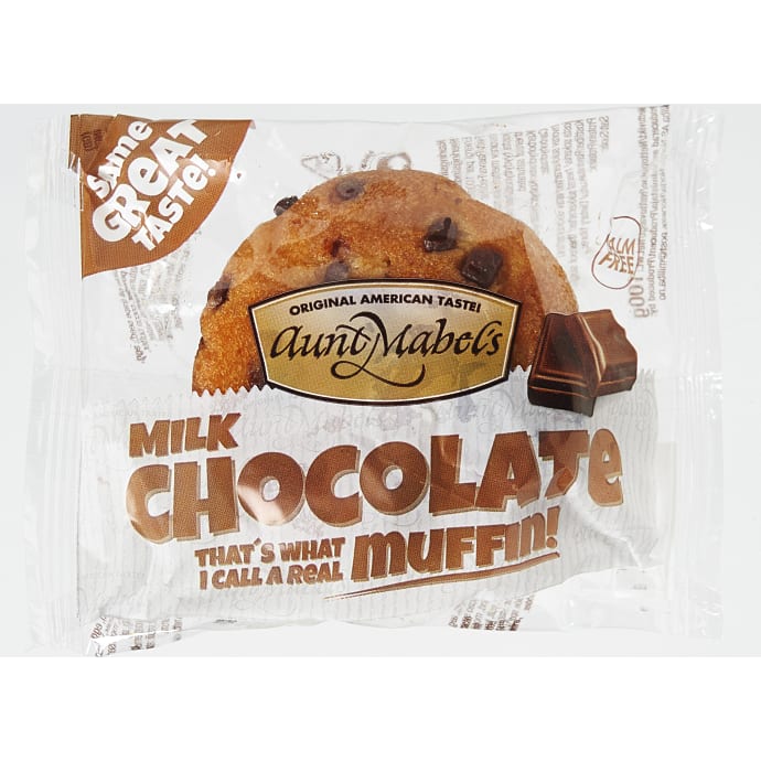 Muffin m. mælkechokolade