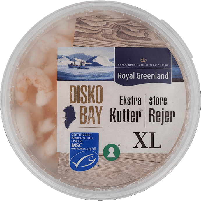 Grønlandske rejer i lage XL