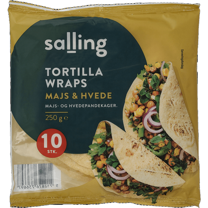 Majs- og hvedetortillas