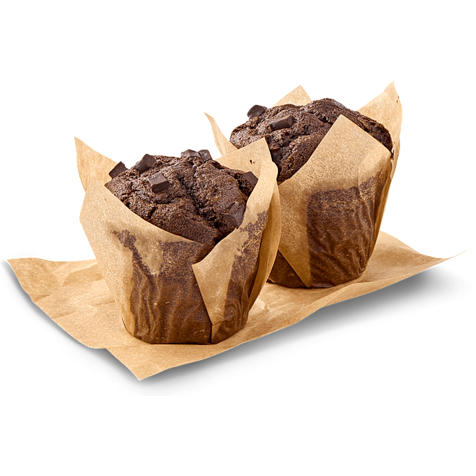 Chokolademuffin 2 stk