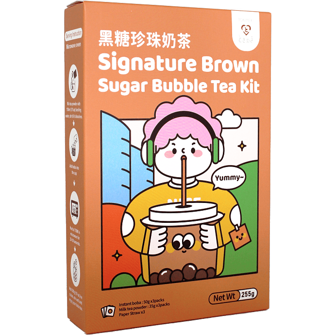 Bubbletea m. brun sukker