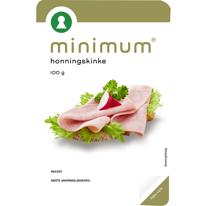 Honningmarineret skinke i skiver