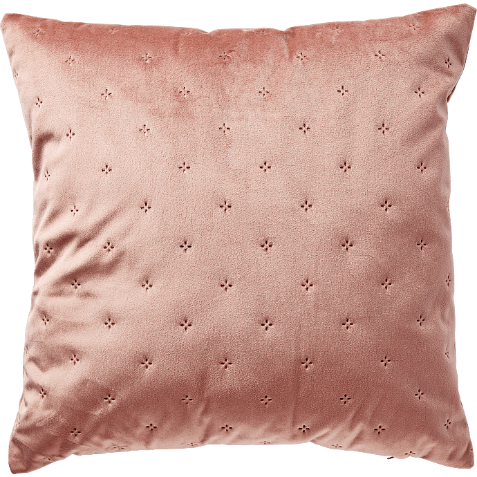 Salling pyntepude - rosa velour