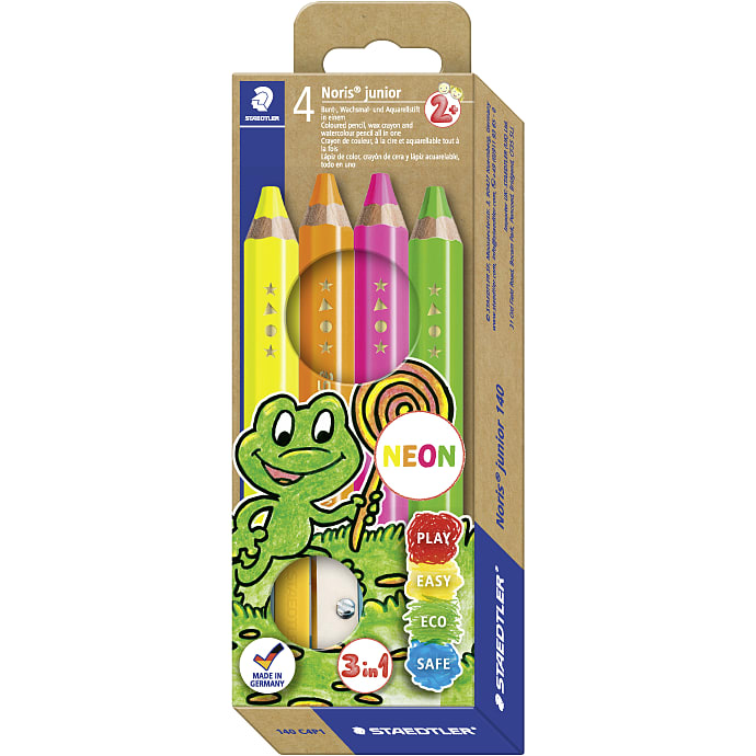 Staedtler jumbo farveblyanter 4-pak