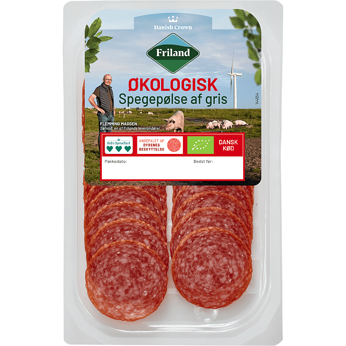 Spegepølse i skiver øko