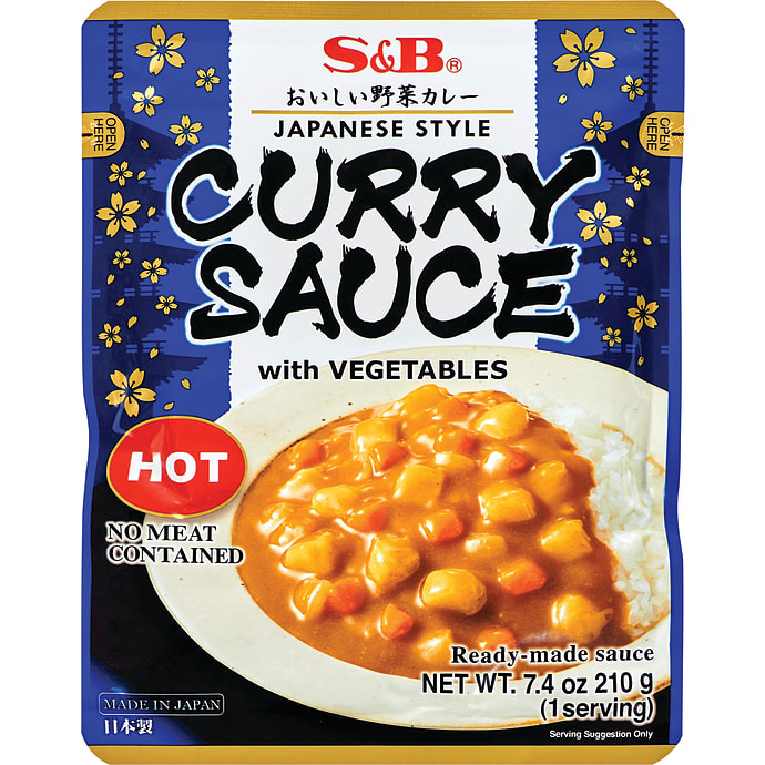 Karrysauce m. grøntsager stærk