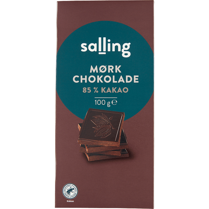 Mørk chokolade 85% kakao