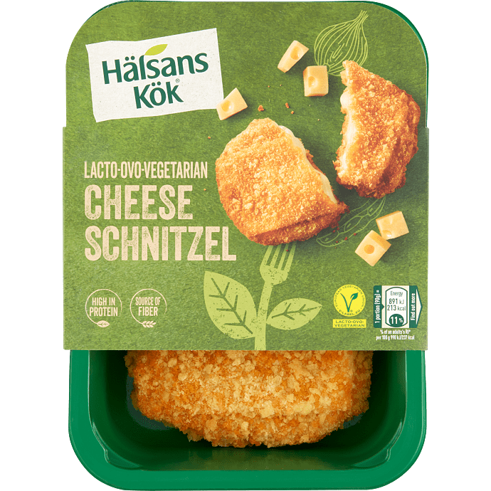 Plantebaseret schnitzel m. ost