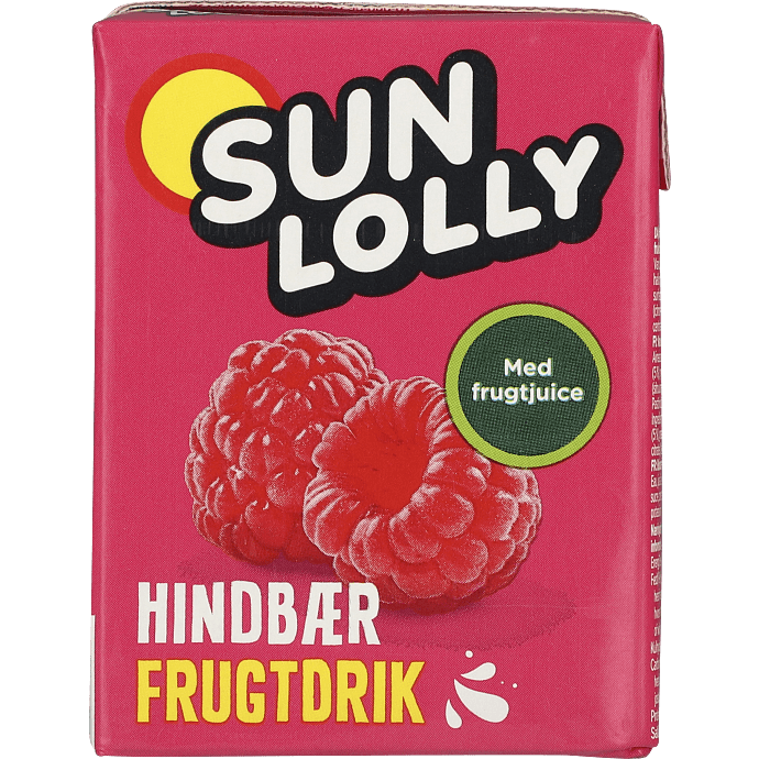 Frugtdrik m. hindbærsmag