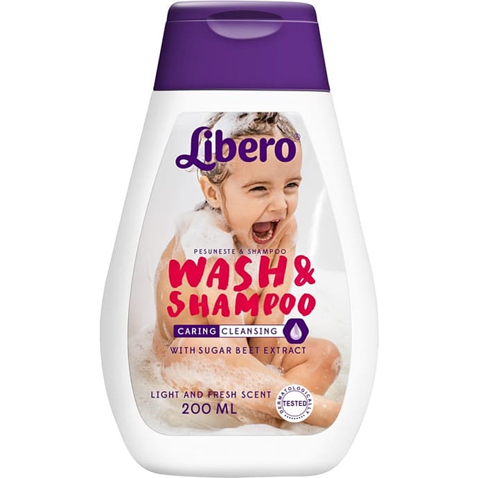 Babybad og -shampoo
