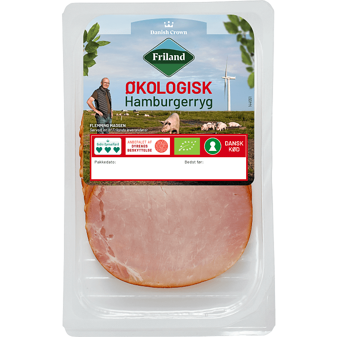 Hamburgerryg i skiver øko