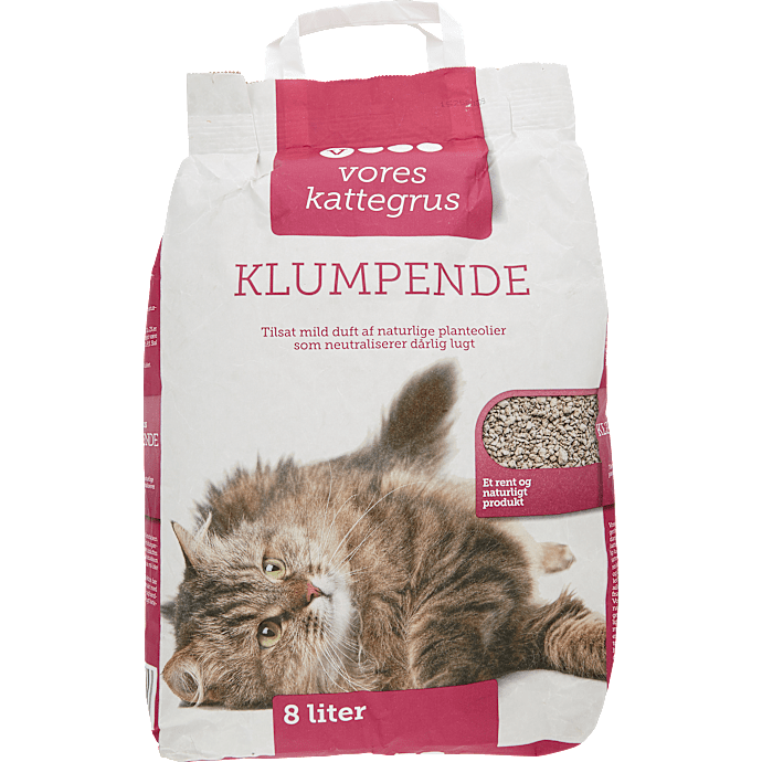 Kattegrus klumpende m. duft