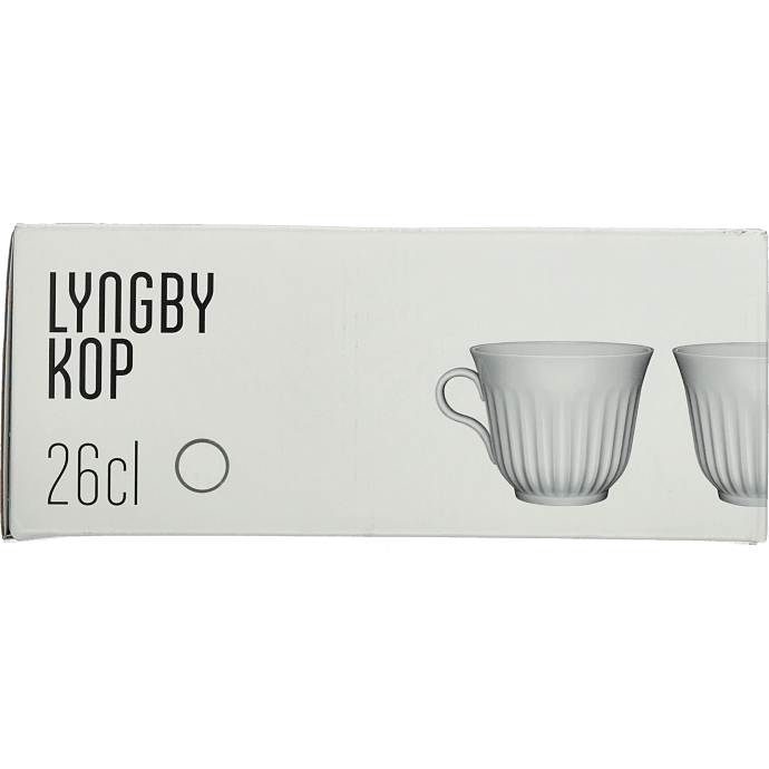 Lyngby kop (26 cl) - hvid
