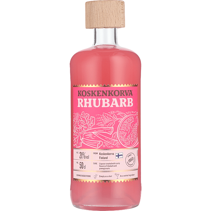 Likør m. rabarber