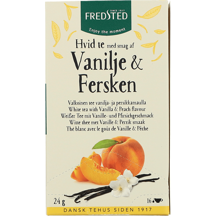 Hvid te m. vanilje og fersken