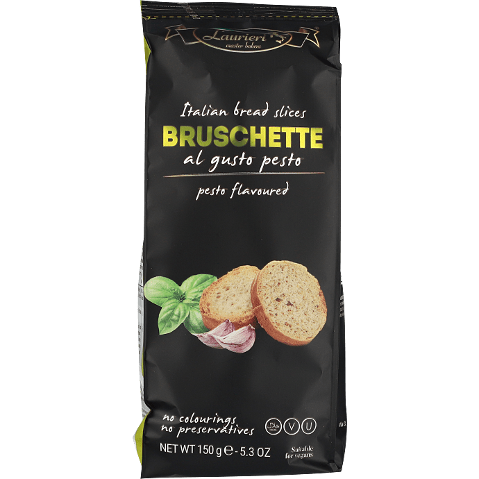 Bruschette m. pestosmag