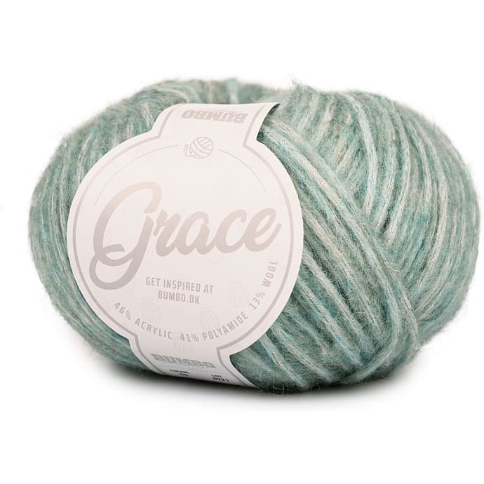 BUMBO Grace Akrylblanding - grøn irsk 008