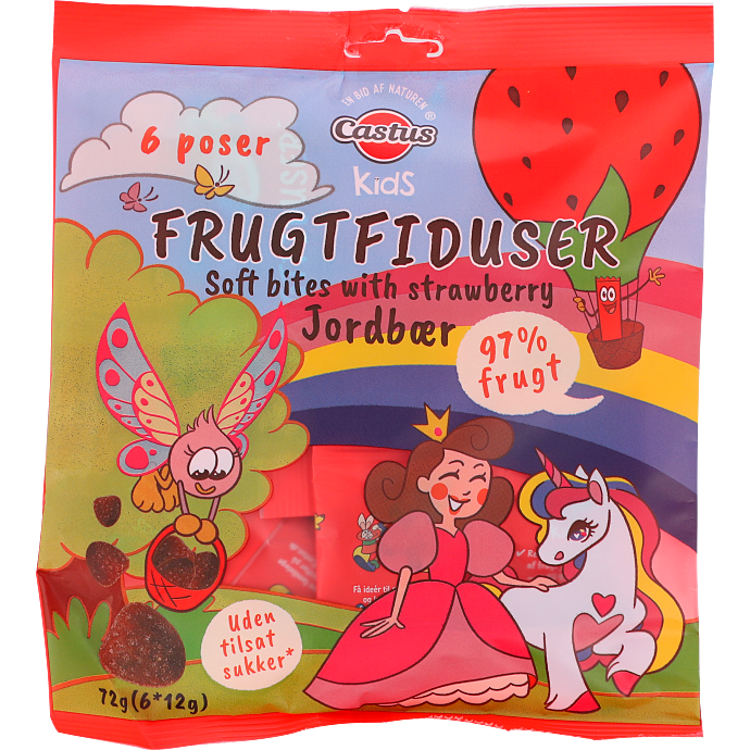 Frugtsnacks m. jordbær