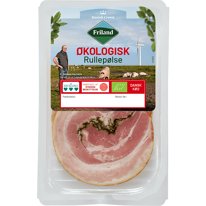 Rullepølse i skiver øko