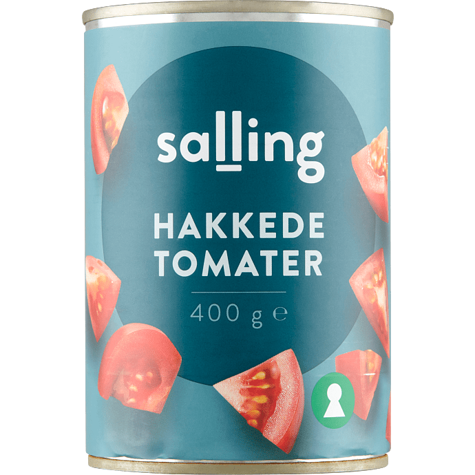 Hakkede tomater