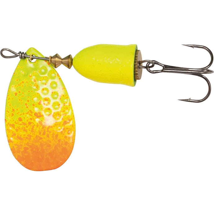 Kinetic gekko 8 g spinner - gul/orange