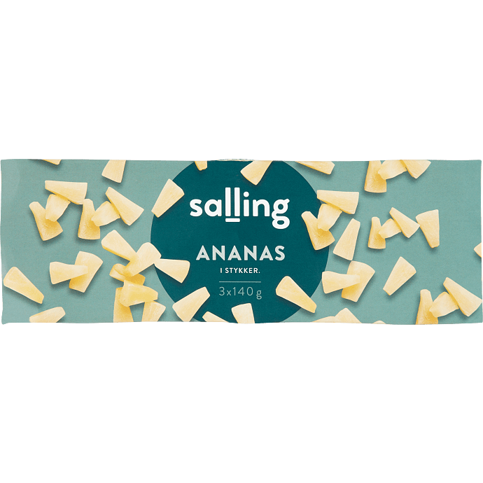 Ananas i stykker