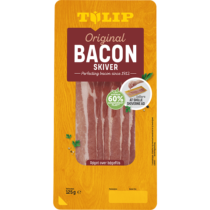 Bacon i skiver