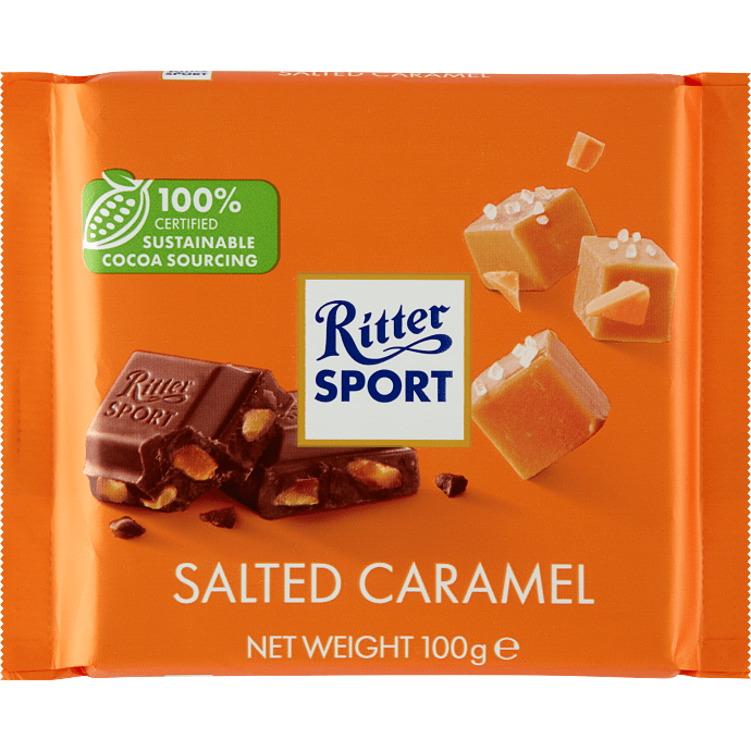 Mælkechokolade m. salt karamel