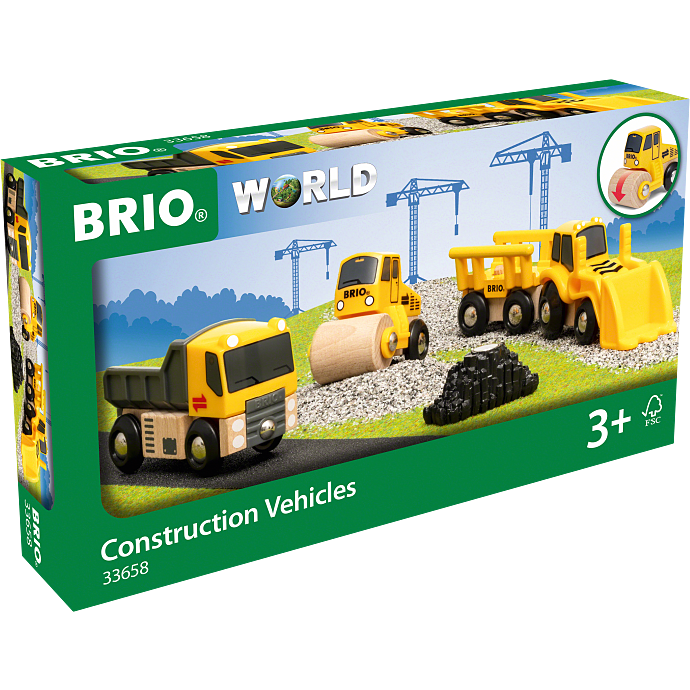 BRIO 33658 Byggekøretøjer