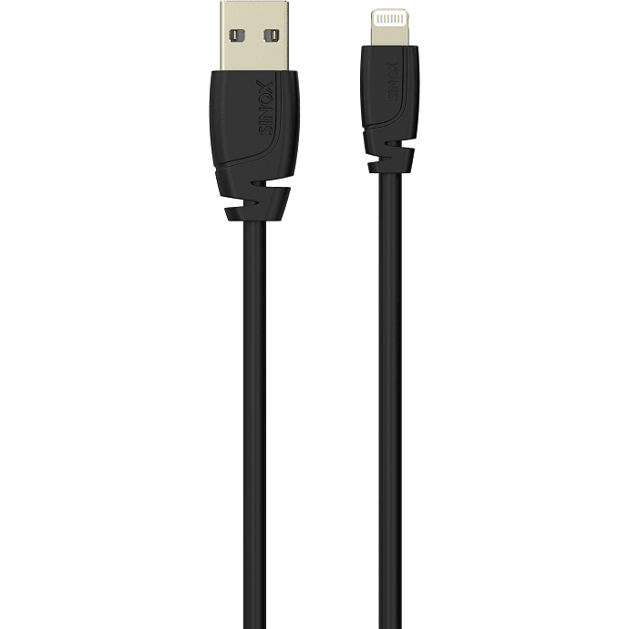 Sinox Pro USB-A til lightning kabel - sort