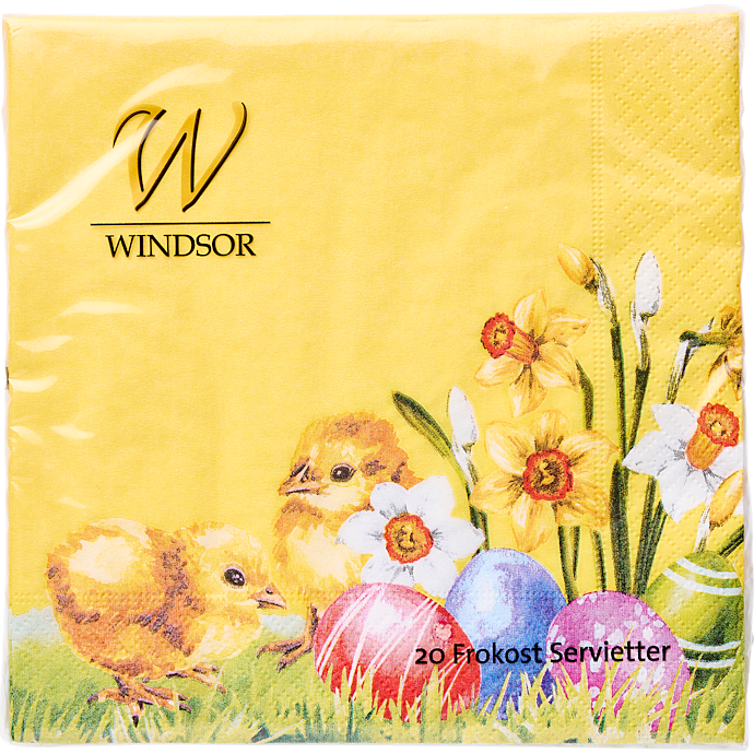 Windsor påskeservietter 33x33 cm 20-pak