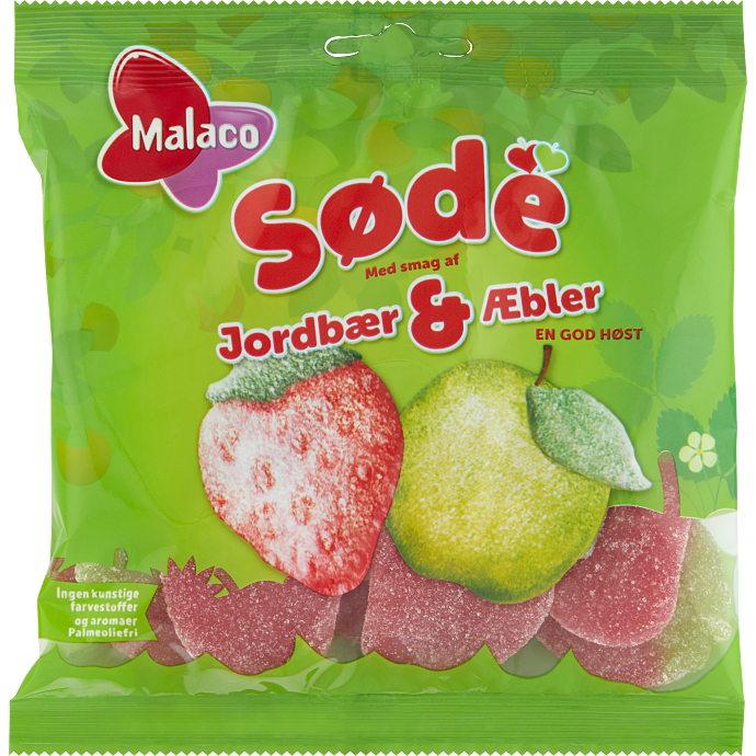 Søde jordbær & æbler