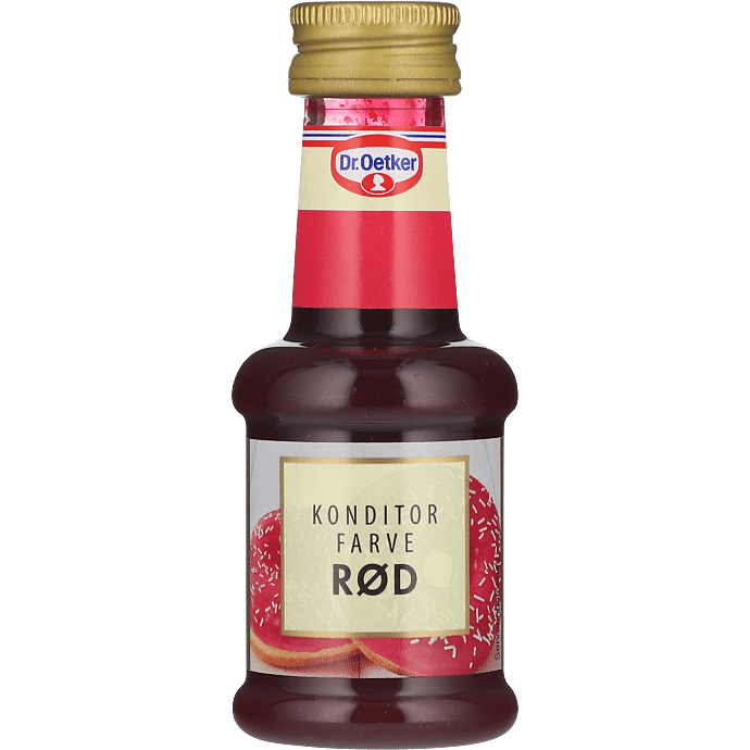 Konditorfarve rød