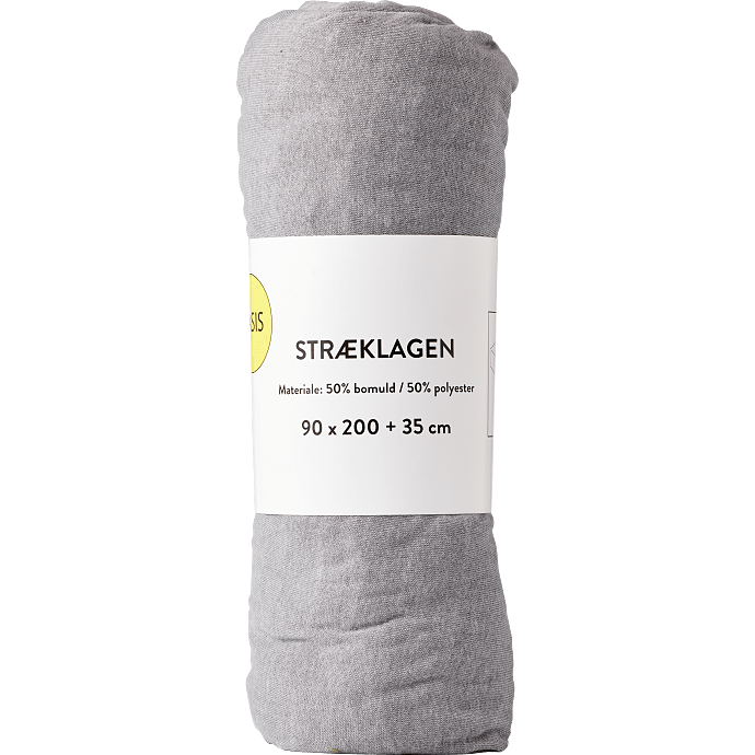 Jersey stræklagen - grå