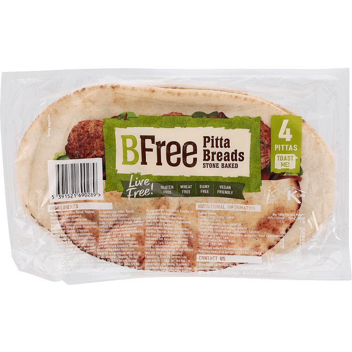 Pitabrød veganske glutenfri