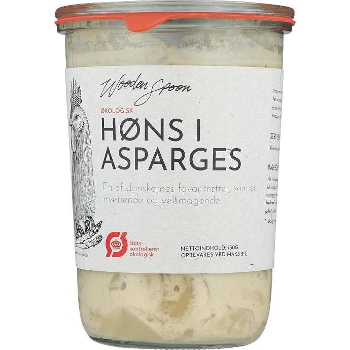 Høns i asparges
