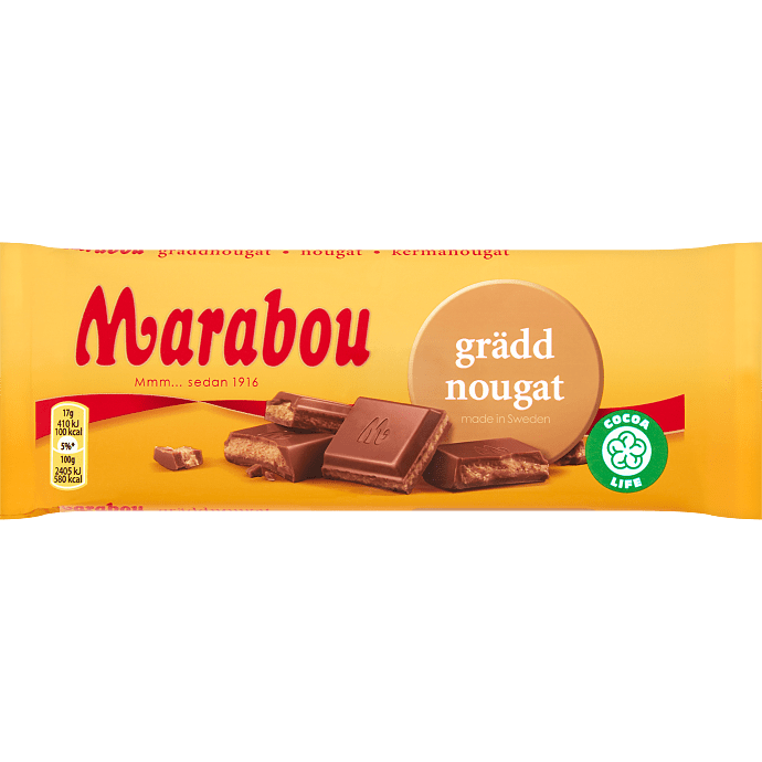 Mælkechokolade m. nougatfyld