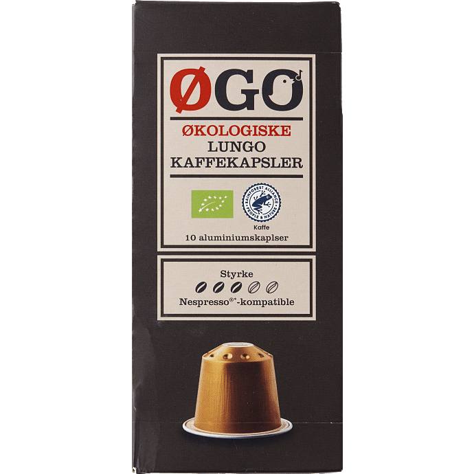 Lungo kaffekapsler øko