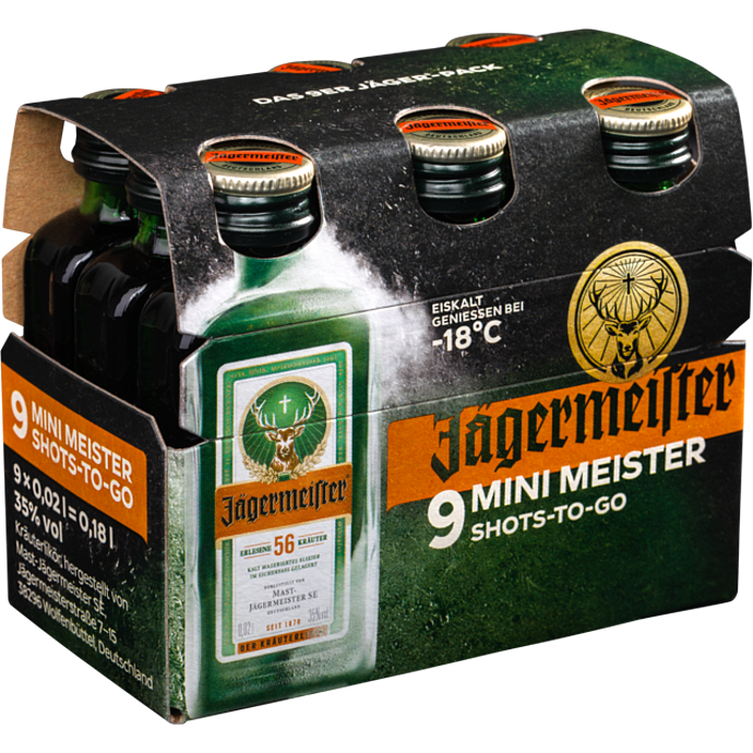 Jägermeister bitter 9-pak