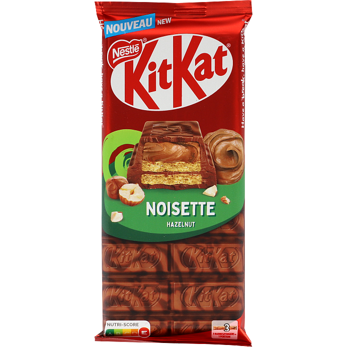 Chokoladebar m. hasselnød