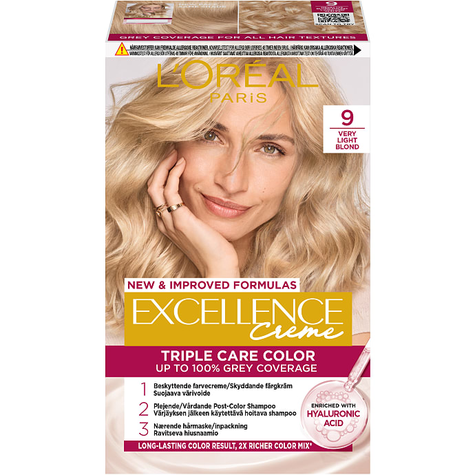 Permanent hårfarve 9 Very Light Blonde