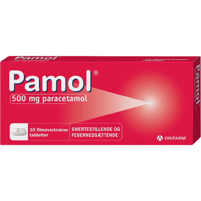 Smertestillende og febernedsættende tabletter 500 mg