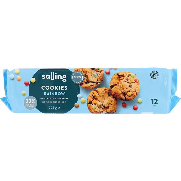 Cookies m. chokoladeknapper